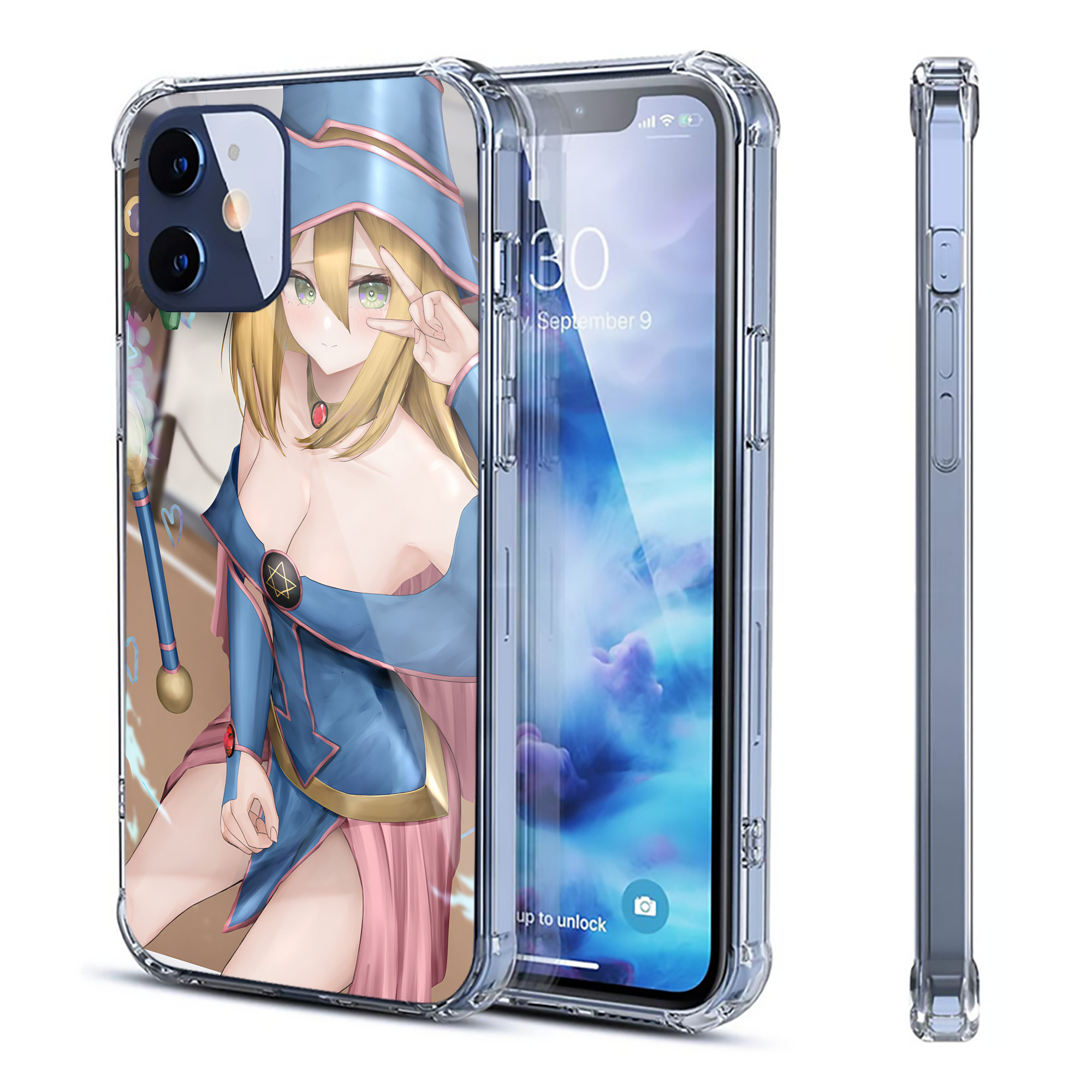 （画像用） 遊☆戯☆王 Yu-Gi-Oh! 【iPhone 12シリーズ対応】透明スマホケース（クリアソフトケース）